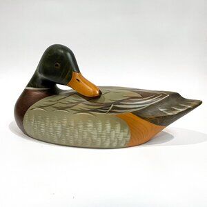 Big Sky Carvers of Montana - Mallard Drake Decoy Artist Signed Barbara Stafford
